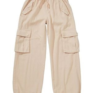 Tractr Beige Cargo Joggers